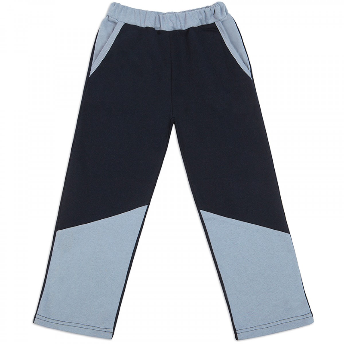 Детские штаны для мальчика, Б-0109, 100% хлопок, футер, Россия